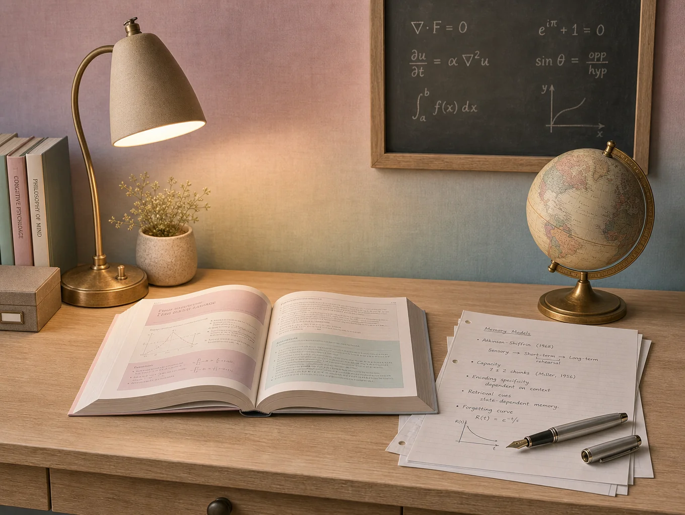 Open scholarly hardcovers and study desk of Dr. Kamulegeya Sharif